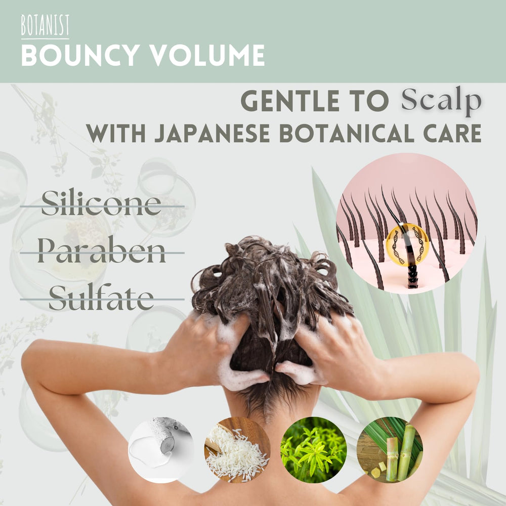 Shampoo for curly hair on display suggesting added volume