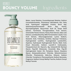 Fragrance-focused shot of Botanist shampoo for an uplifting daily wash