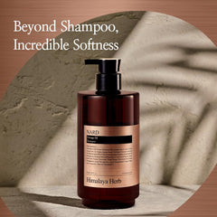 Bouquet Garni NARD RX Shampoo rich lather demonstrating gentle cleansing and moisture.