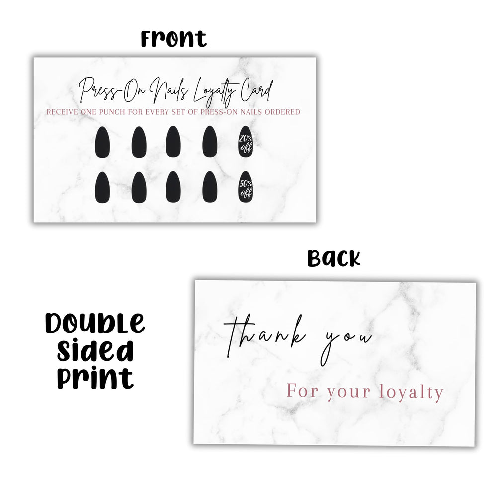 Boutique Marketing LLC marble look instruction card preserves clear DIY guidance