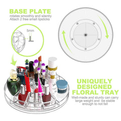 Boxalls makeup organizer crystal clear acrylic enhances vanity display