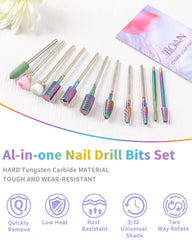 BQAN washable and reusable drill bits for easy cleanup
