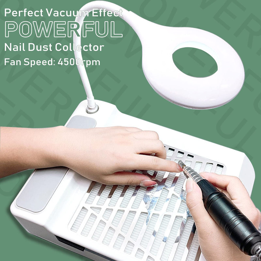 BQAN nail dust brush assists efficient dust removal after filing.