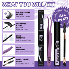 B&Qaugen Lash Bond and Seal for secure long-lasting wear