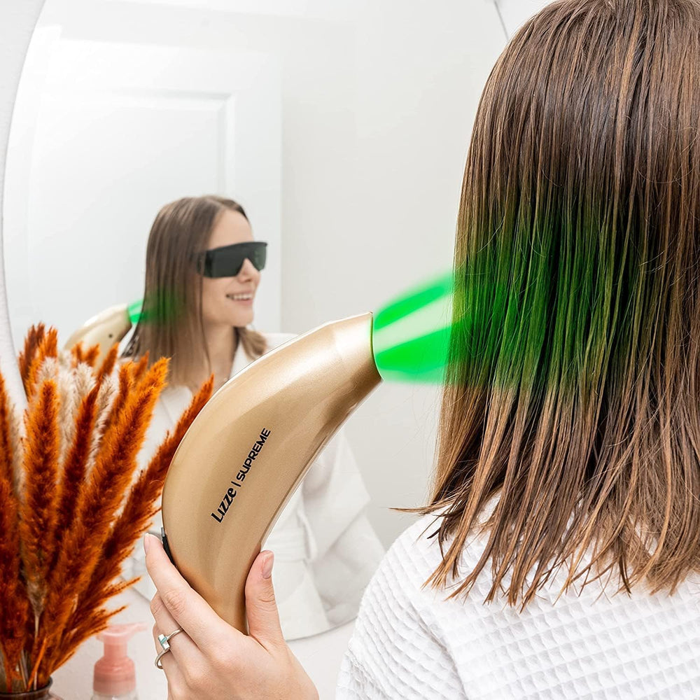 Blue, red, and green LEDs work together for versatile hair care routines