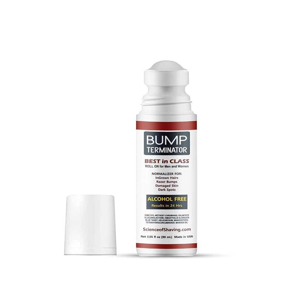 BREEJ Bump Terminator roll-on front view for smoother skin and ingrown bump prevention.