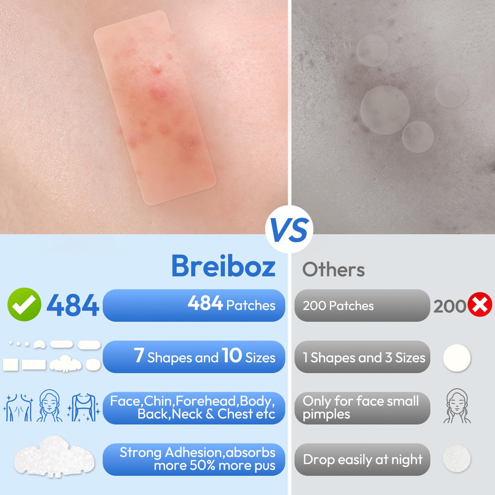 Breiboz tea tree oil patches calm skin and support cleansing.
