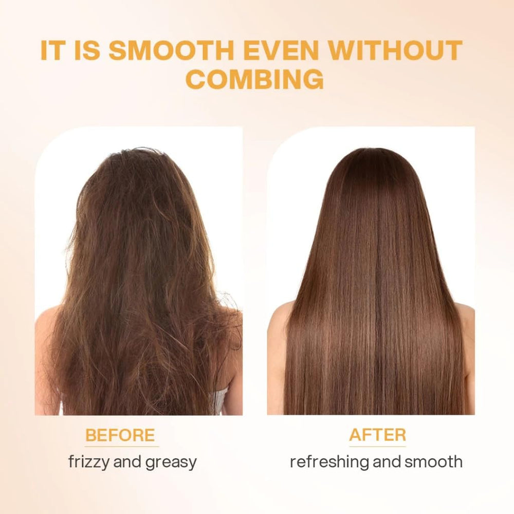Bremod Performance hair after use reveals shiny, healthier-looking strands.