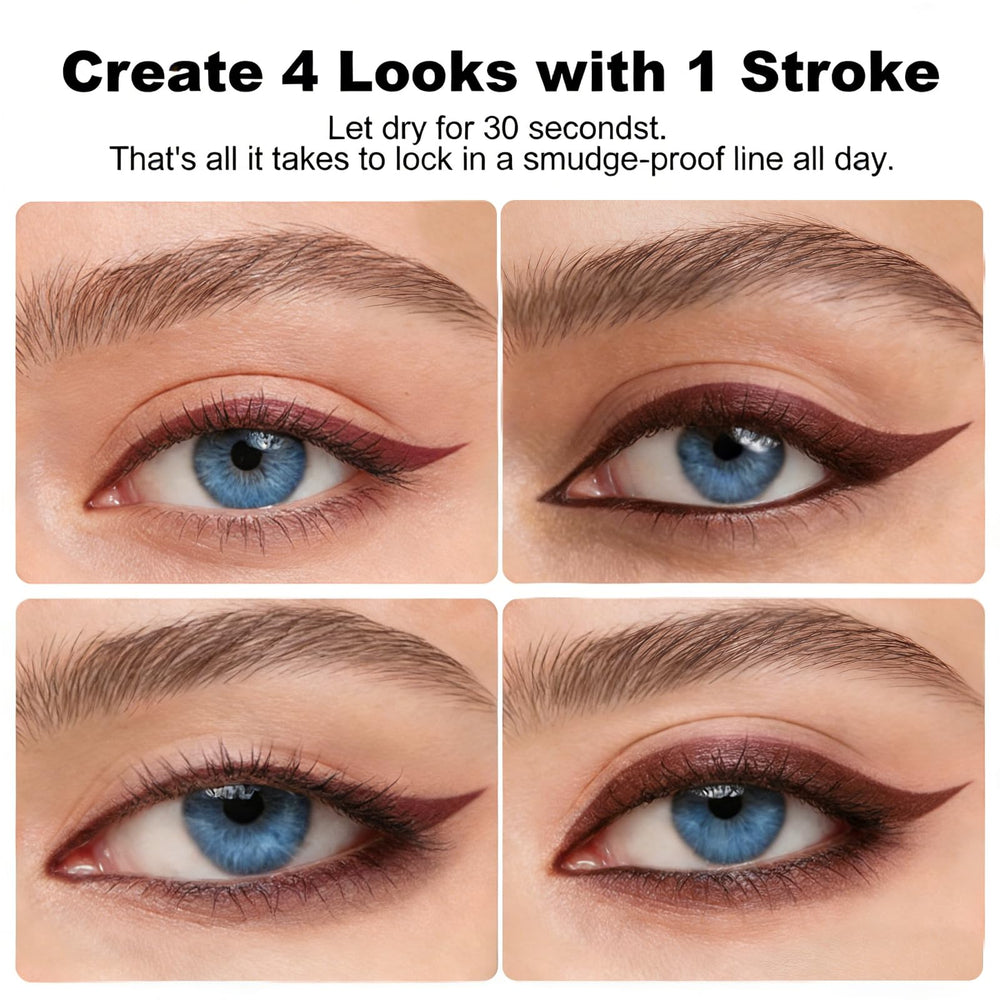 Brenqe gel eyeliner pencil with built-in sharpener for precise tips