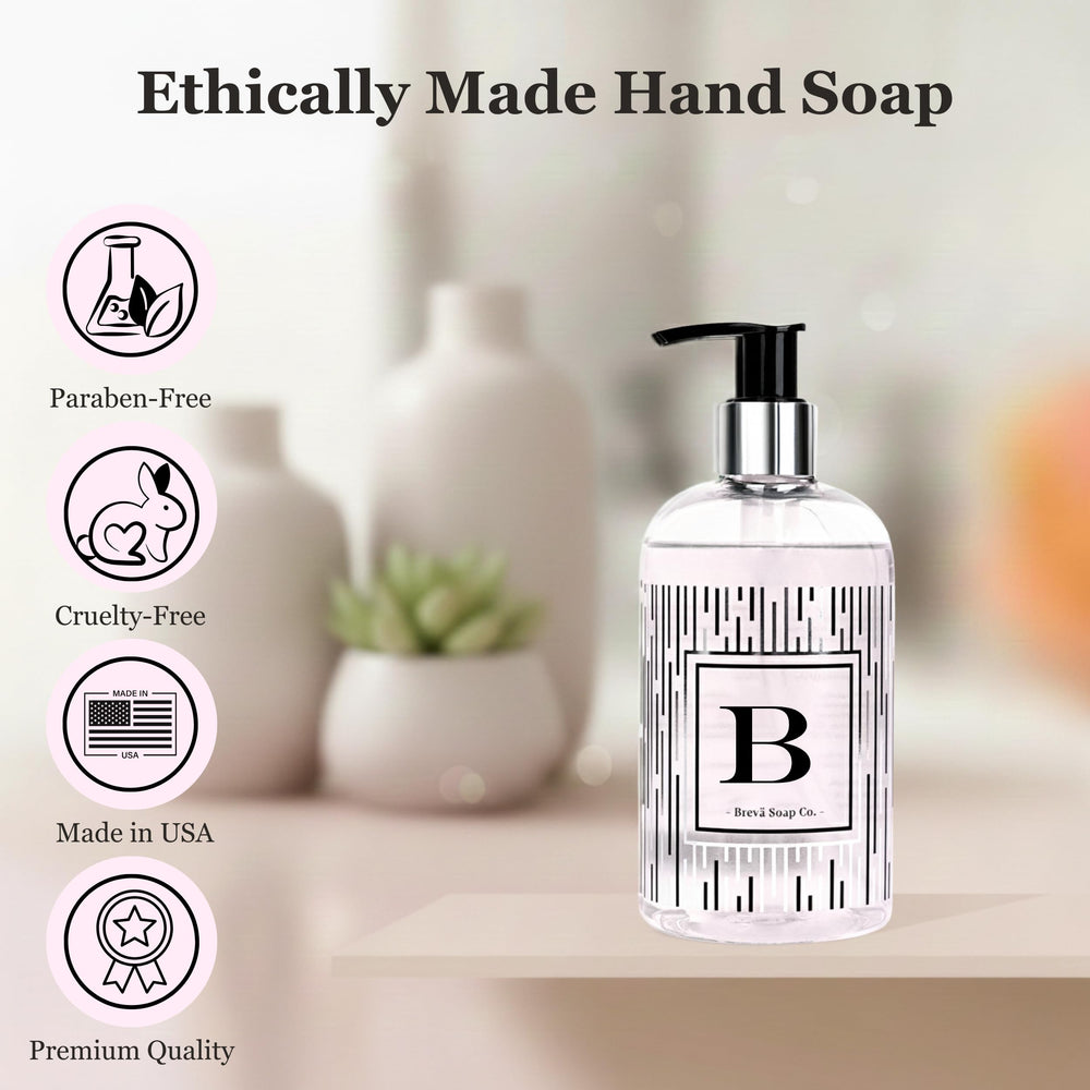 Brevä Soap Co. Citrus Bloom scent bottle for fresh daily handwashing.