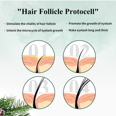 BREYLEE eyelash serum plant extracts nourish lash follicles.