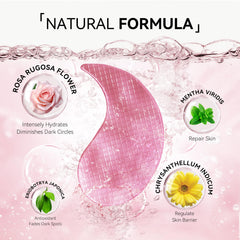 Breylee Flamingo Pink Eye Mask under-eye patches apply for smoother skin