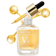Breylee Vitamin C Serum with hyaluronic acid hydrates the skin