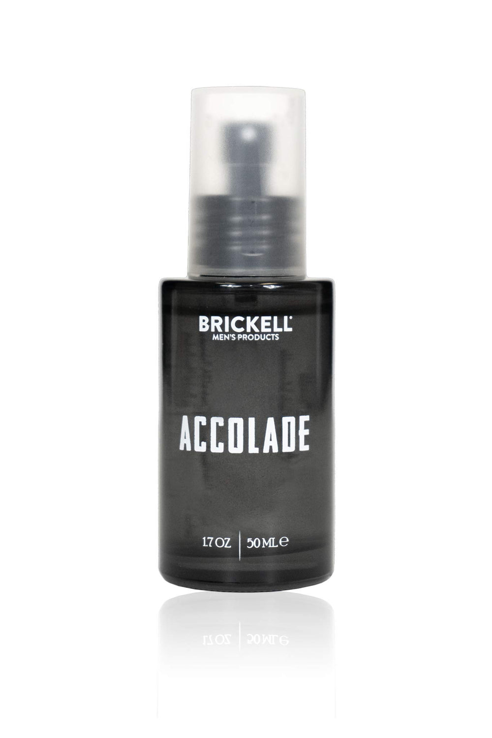 Brickell Men's Accolade bottle front for a refined daily fragrance