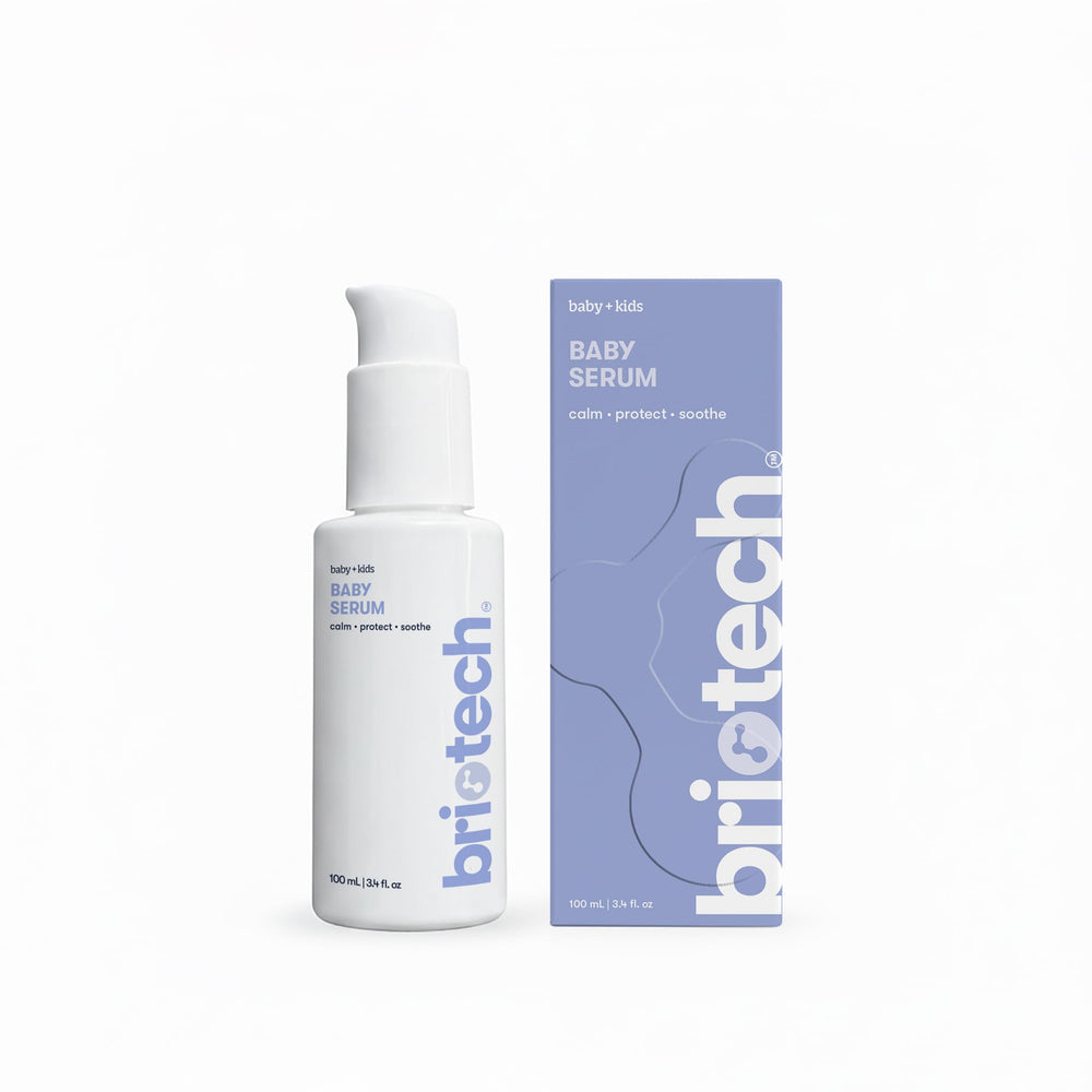 BRIOTECH Babies & Kids Skin Serum bottle for gentle, fast relief on sensitive skin