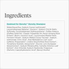 Briogeo Destined For Density packaging highlights 93% naturally derived formula