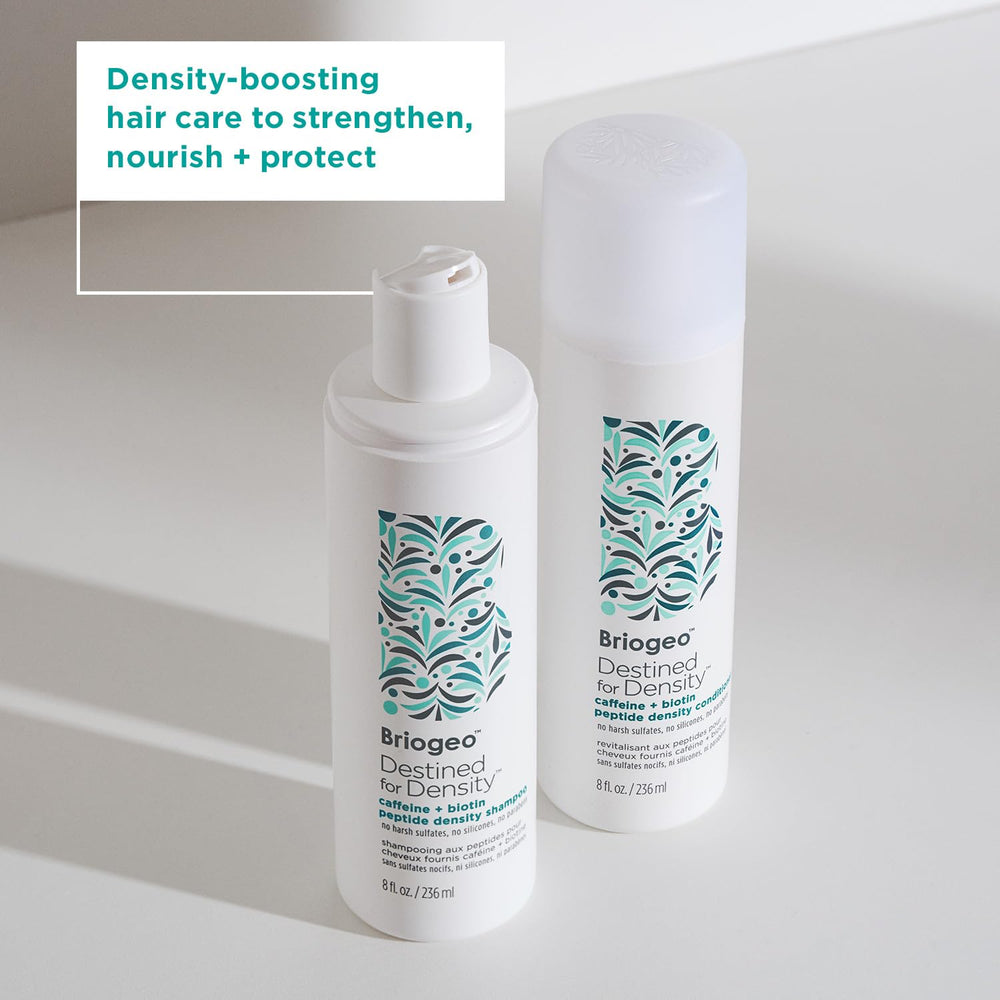 Briogeo Destined For Density shampoo lather texture, delivers a gentle, sulfate-free cleanse