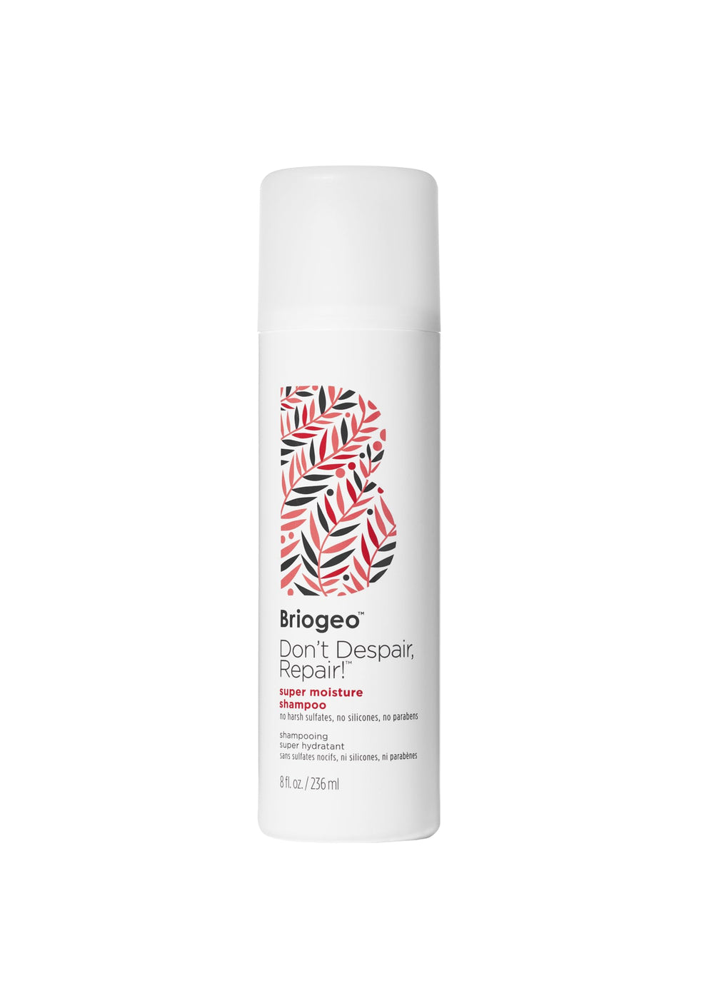 Briogeo Don't Despair, Repair! shampoo bottle showing moisture-focused design for dry hair.