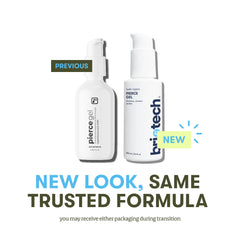 BRIOTECH Pierce Gel vegan-label emphasizes alcohol-free, plant-based formulation