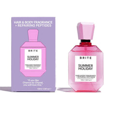 Brite Hair and Body Fragrance bottle spritz for quick refreshment.