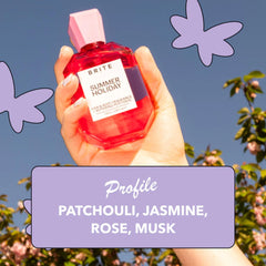 Brite Hair and Body Fragrance middle notes reveal jasmine and rose.