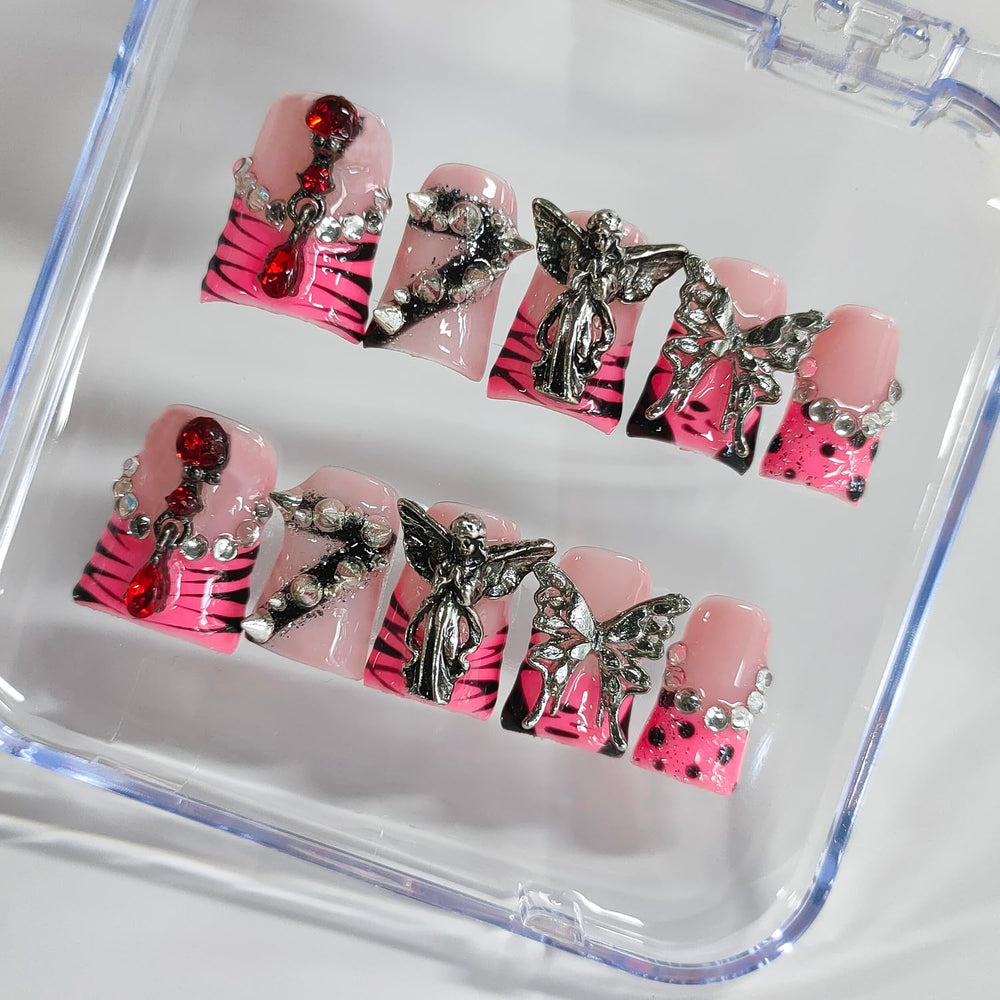 BRKYKGK durable ABS press-on nails built for daily wear.