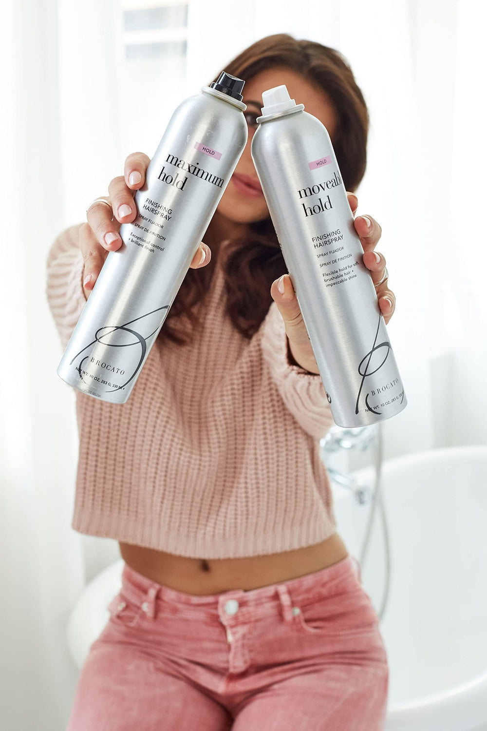 Brocato Maximum Hold is ideal for updos and intricate styles, maintaining shape.