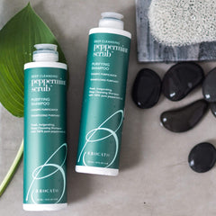 Brocato Peppermint Scrub Purifying Shampoo body scrub usage hint for skin