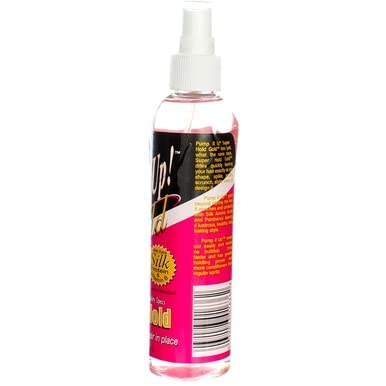 Bronner Brothers Pump It Up Spritz Gold 8oz, easy rinsing formula.