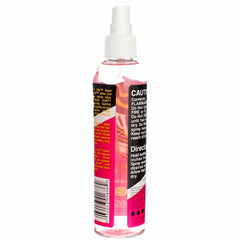 Bronner Brothers Pump It Up Spritz Gold provides reversion resistance for style longevity.