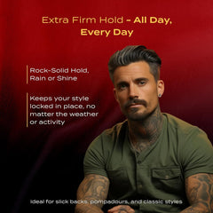 Applying BROSH Far East Hard Pomade for non-sticky, lightweight styling