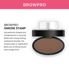 BrowPro Simone Stamp arched shape enhances natural brows