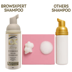 Brows Xpert professional-home-use foaming cleanser supports hygienic brow prep