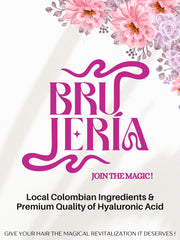 Brujeria result sleek hair after use during heat styling