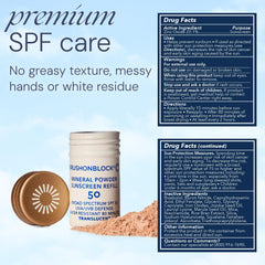 Hawaii-compliant reef-friendly formula is free from oxybenzone and octinoxate.