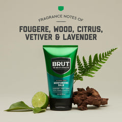 Brut Moisturizing Balm cream texture provides light, rapid absorption for daily use.