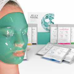 BRÜUN Peel-Off Jelly Mask Neo Set box showcases the 10-treatment kit for at-home skincare.