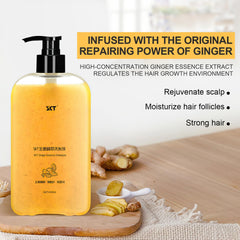 BSMAX Ginger ingredients close-up highlighting natural extracts for gentle care.