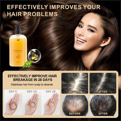 BSMAX Scalp massage application promotes gentle stimulation during routine wash.