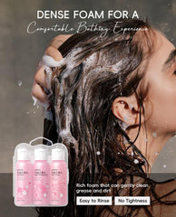 BSMKCL Sakura mini body wash 50ml hydrates skin while refreshing.