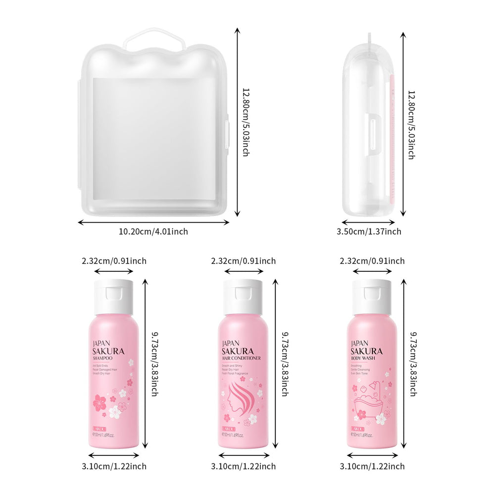 BSMKCL Travel-size pink kit packaging showcases portable skincare.