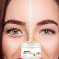 BSMKCL turmeric vitamin C Eye Cream applied in morning routine