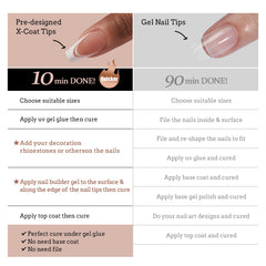 BTArtbox 160 piece matte nail tips set for precise fit and comfortable wear