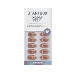BTArtbox 28-day stay power with gel glue on nails.