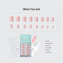 BTArtbox 32 nails in 16 sizes for precise fit and style.