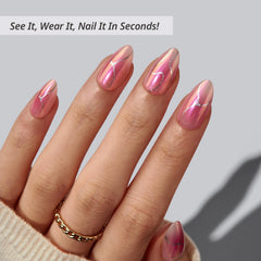 BTArtbox 32-nails kit laid out for an at-home manicure