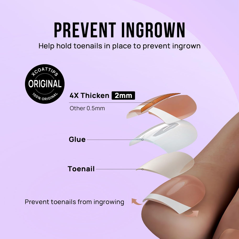 BTArtbox 2mm thick soft gel nails provide secure fit and comfort.