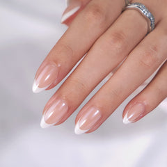 BTArtbox almond nails on display show natural everyday elegance.
