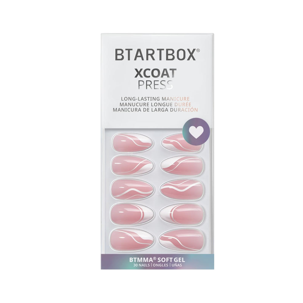 BTArtbox almond-shaped nails for comfortable everyday wear