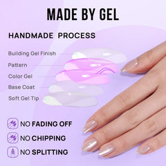 BTArtbox double-sided file and cuticle stick ensure prep for a smooth finish.